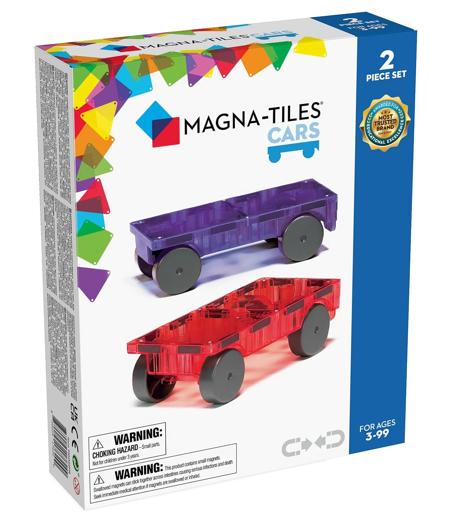 Magna-Tiles Cars 2-Piece Set