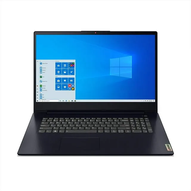 Lenovo Ideapad 3 17 17.3" HD+ (1600 x 900) Laptop, Intel 10th Gen Core i5-1035G1, 1.0 GHz, 8GB RAM, 1TB HDD, Windows 10 Home, Abyss Blue