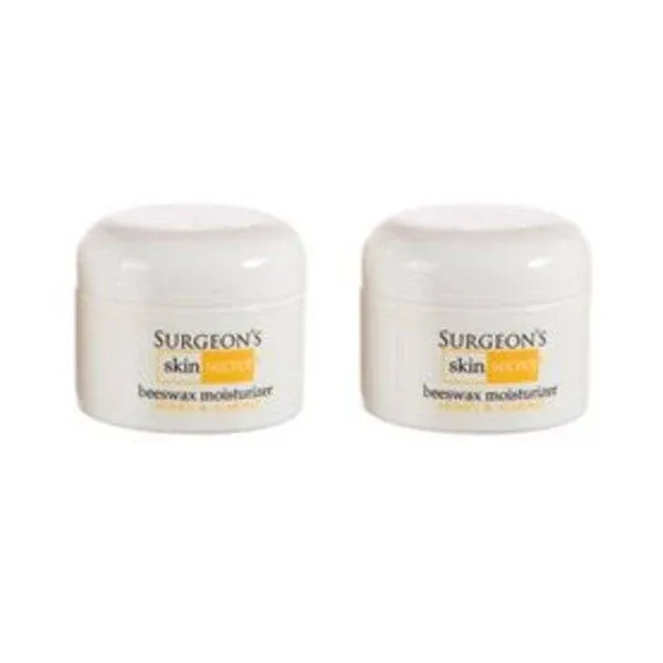 "Surgeon's Skin Secret Beeswax Moisturizer Honey Almond 1 Oz Jar (2 Pack)"