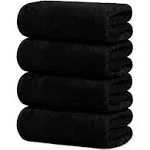 Tens Towels Pack of 4 Extra Large Bath Towels 30 x 60 Inches, 100% Cotton, Larger & Lighter, Quicker to Dry, Lighter Weight, Super Soft and Absorbent, Perfect Bathroom Towels