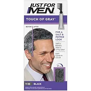 Just for Men Hair Color - Touch of Gray, Black-Gray. 3 Pack