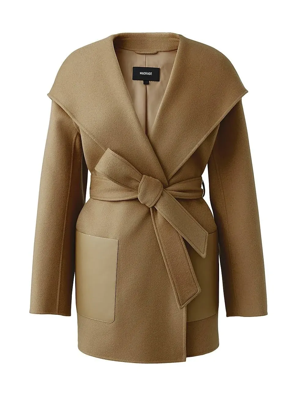 Azra Coat In Light Camel