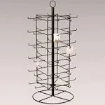 Black Metal Jewelry Earring Card Holder Stand, 28-1/4" Tall