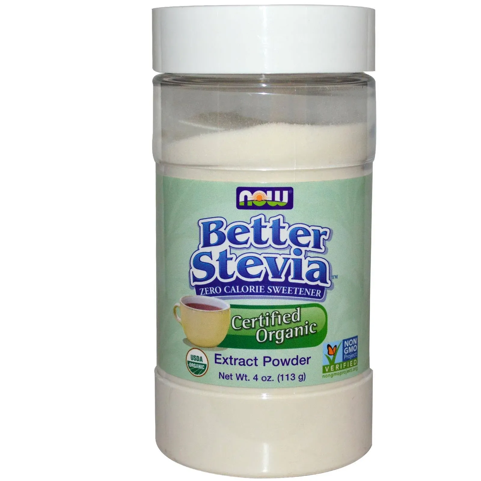 Organic Stevia White Extract Powder - 1 oz