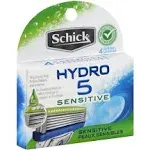 Schick Hydro 5 Sensitive Men's Razor Blade Refill - 4 count