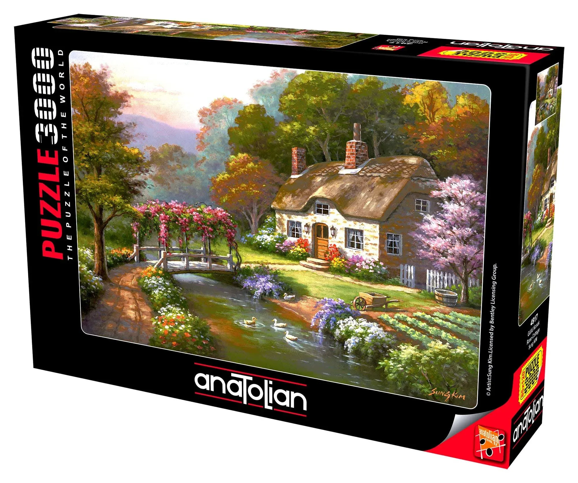 Anatolian The Puzzle of the World 3000pcs - Rose Cottage