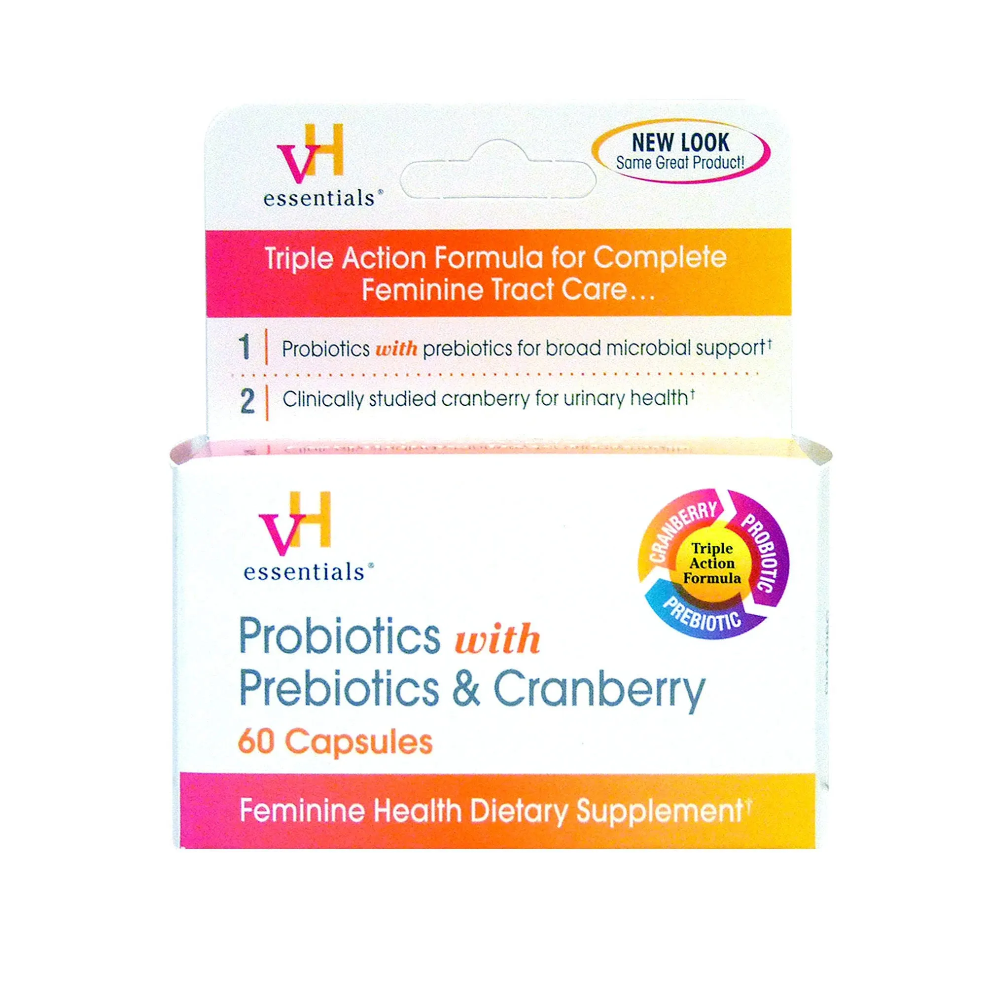 Womens Health Formulas / Lake Consumer Products, Probiotics with Prebiotics Cranberry, 60 Count