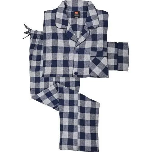 "Hanes Men's Flannel Pajama Set