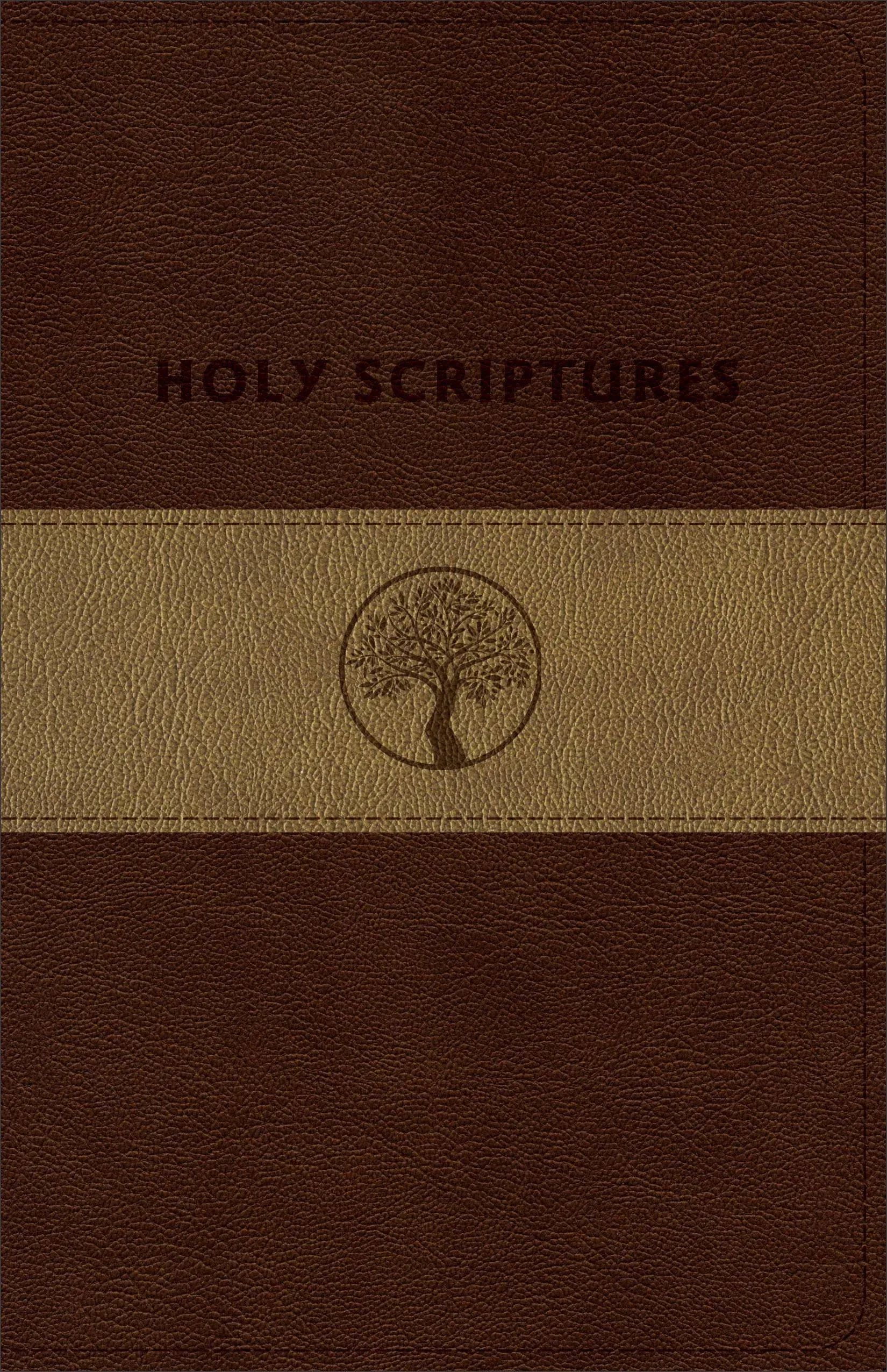 TLV Personal Size Giant Print Reference, Holy Scriptures, Brown/Sand LeatherTouch ...