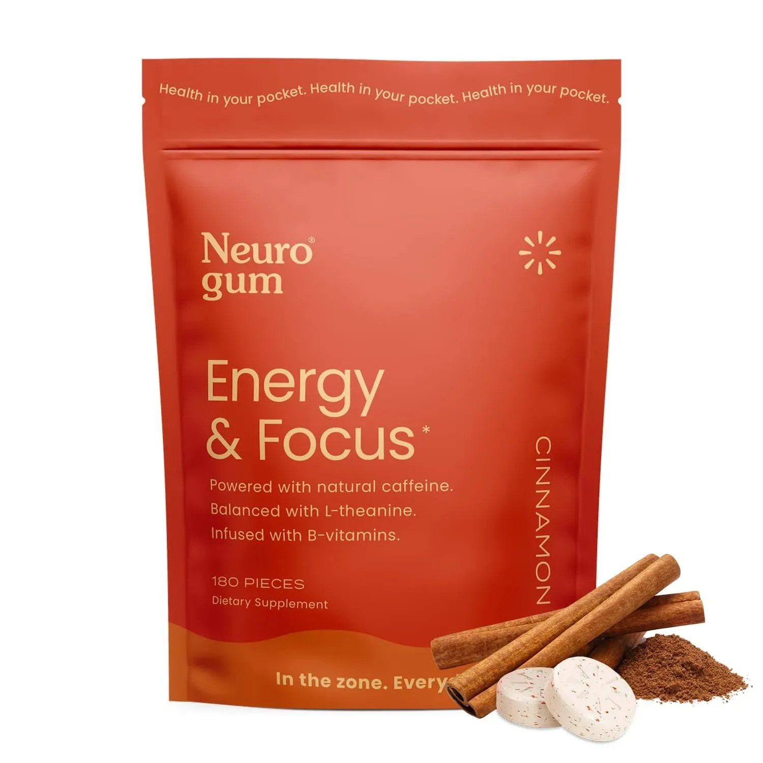 Neuro Energy Caffeine Mints Sugar Free with L-theanine + Natural Caffeine + Vitamin B12 & B6