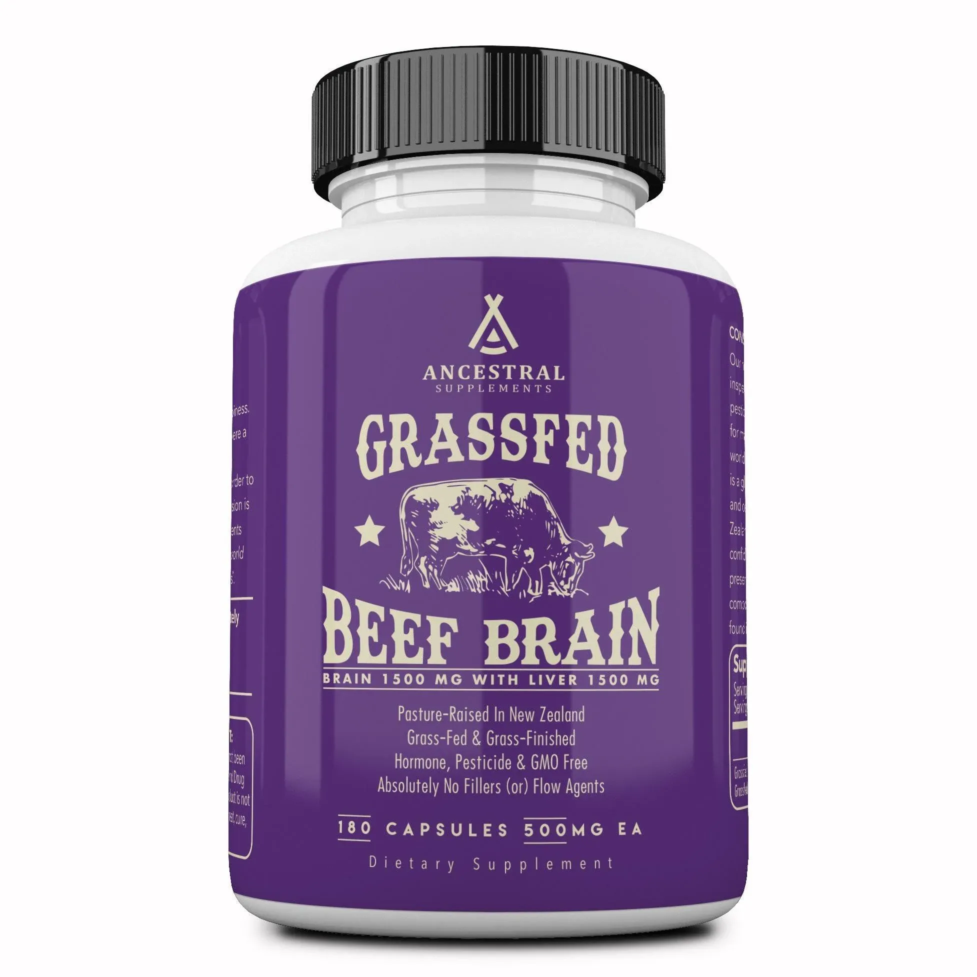 Ancestral Supplements - Grass Fed Beef Brain - Dietary Supplement