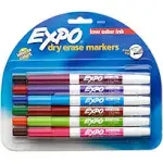 Expo Markers, Dry Erase, Fine Tip - 4 markers