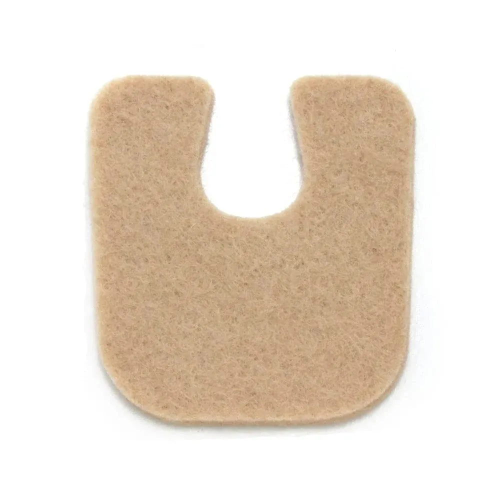 Dr. Jill's Latex Free U-Shaped Callus/Lesion Pads 1/8” Felt-100 Pack