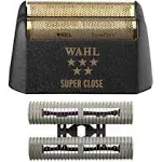 Wahl Professional 5 Star Series Finale Shaver Replacement Super Close Gold Foil & Cutter Bar Assembly, Hypo-Allergenic, Super Close, Bump Free Shaving for Professional Barbers and Stylists-Model 7043