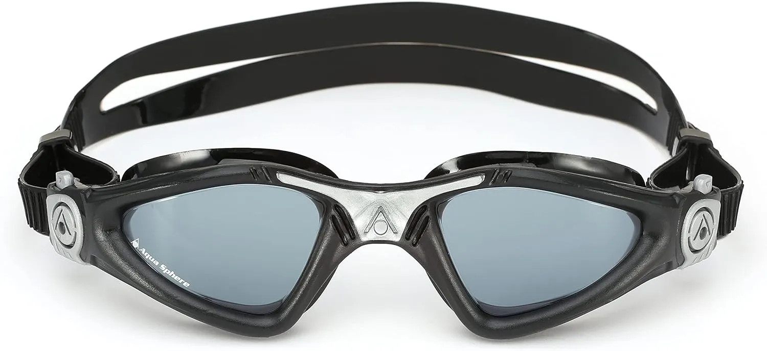 Aqua Sphere Kayenne Adult Swim Goggles - 180-Degree Distortion Free Vision, Ideal for Active Pool or Open Water Swimmers