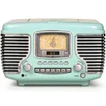 Crosley Corsair Bluetooth CD Player/Radio Aqua Blue