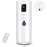 Hiswelle Ultra Large Humidifiers for Bedroom, 17L/4.5Gal Tower Humidifiers for Large Room 2000 Sq ft, Cool Mist Humidifier with Extension Tube for Home School