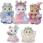 Calico Critters Royal Princess Set, Dollhouse Playset with 5 Collectible Figures and Accessories