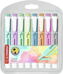 Stabilo Swing Cool 8 Color Pastel Highlighter Wallet Set | Michaels