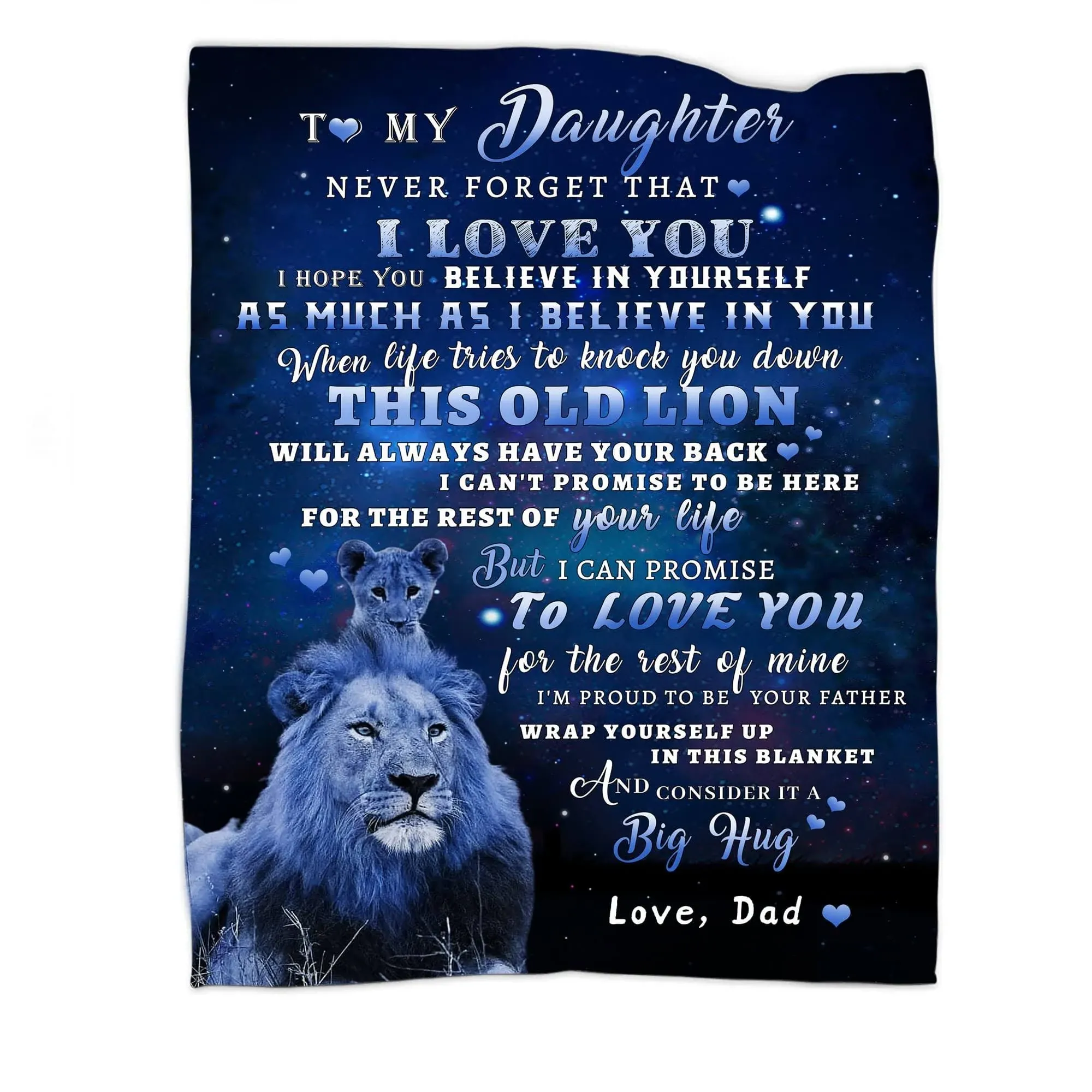 Daughter Gifts from Dad/MomDaughte<wbr/>r GiftsGifts for DaughterLightw<wbr/>eight Flanne...