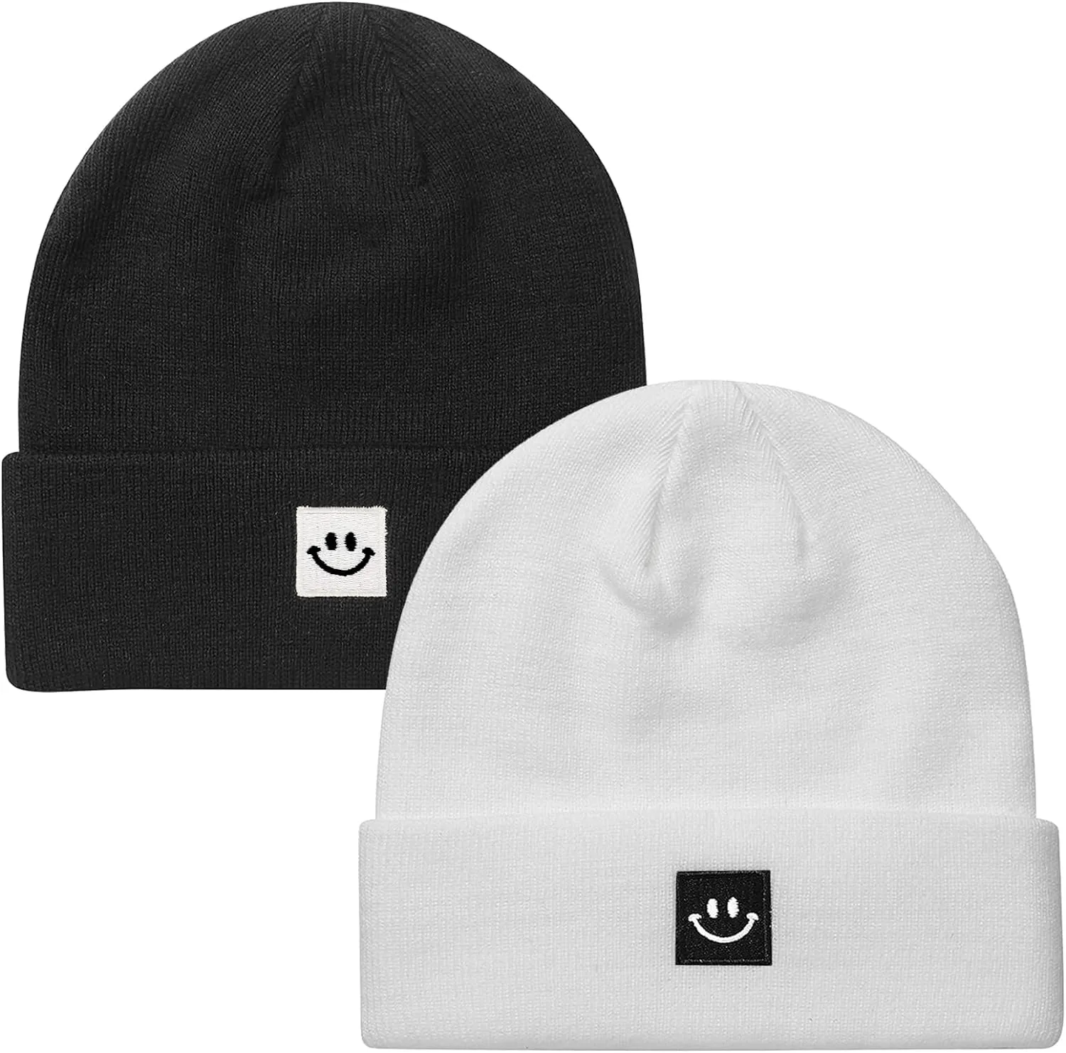 Paladoo Knit Beanie Hat for Men/Women 2Pack