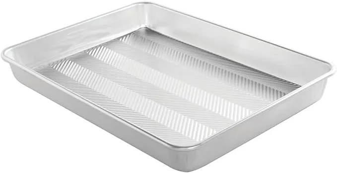 Nordic Ware 44770 Prism 13" x 18" High-Sided Sheet Cake Pan, 1 Pack, Metallic