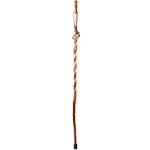 Brazos Rustic Wood Walking Stick Twisted Hickory Traditional Style Handle