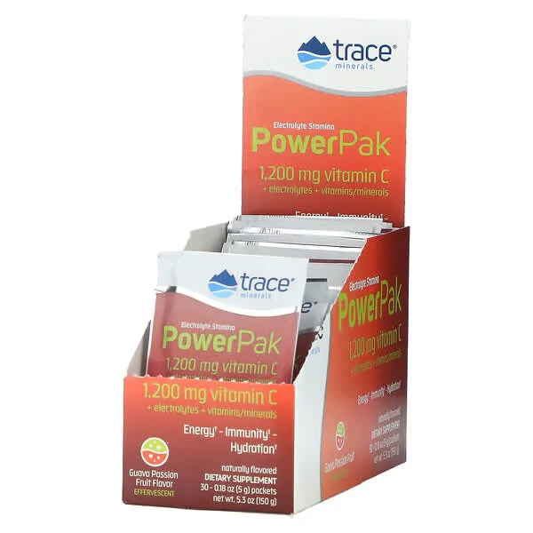 Electrolyte Stamina Power Pak 30 packets Guava Passion Fruit