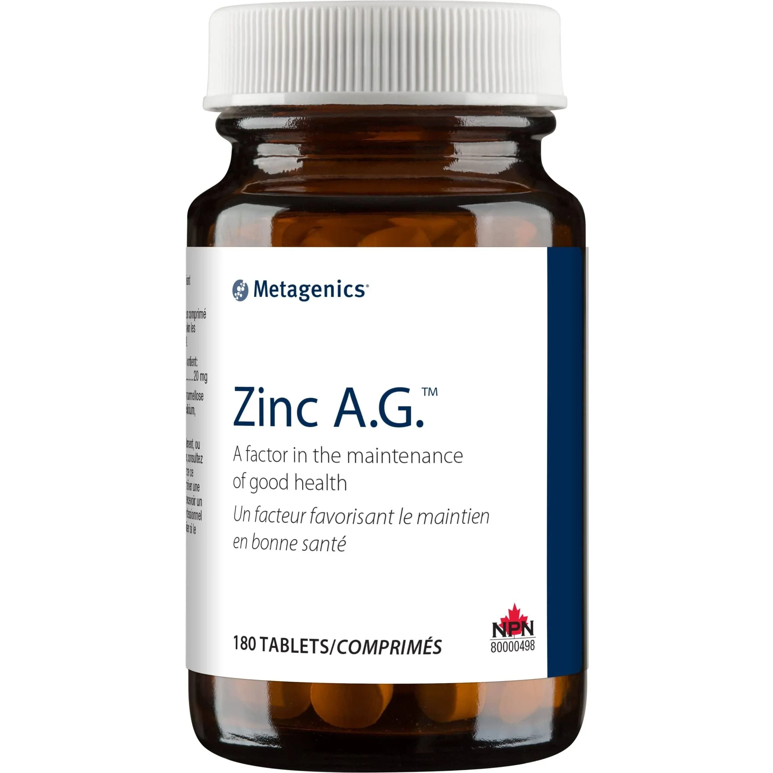 Metagenics Zinc A.G - 180 Tablets