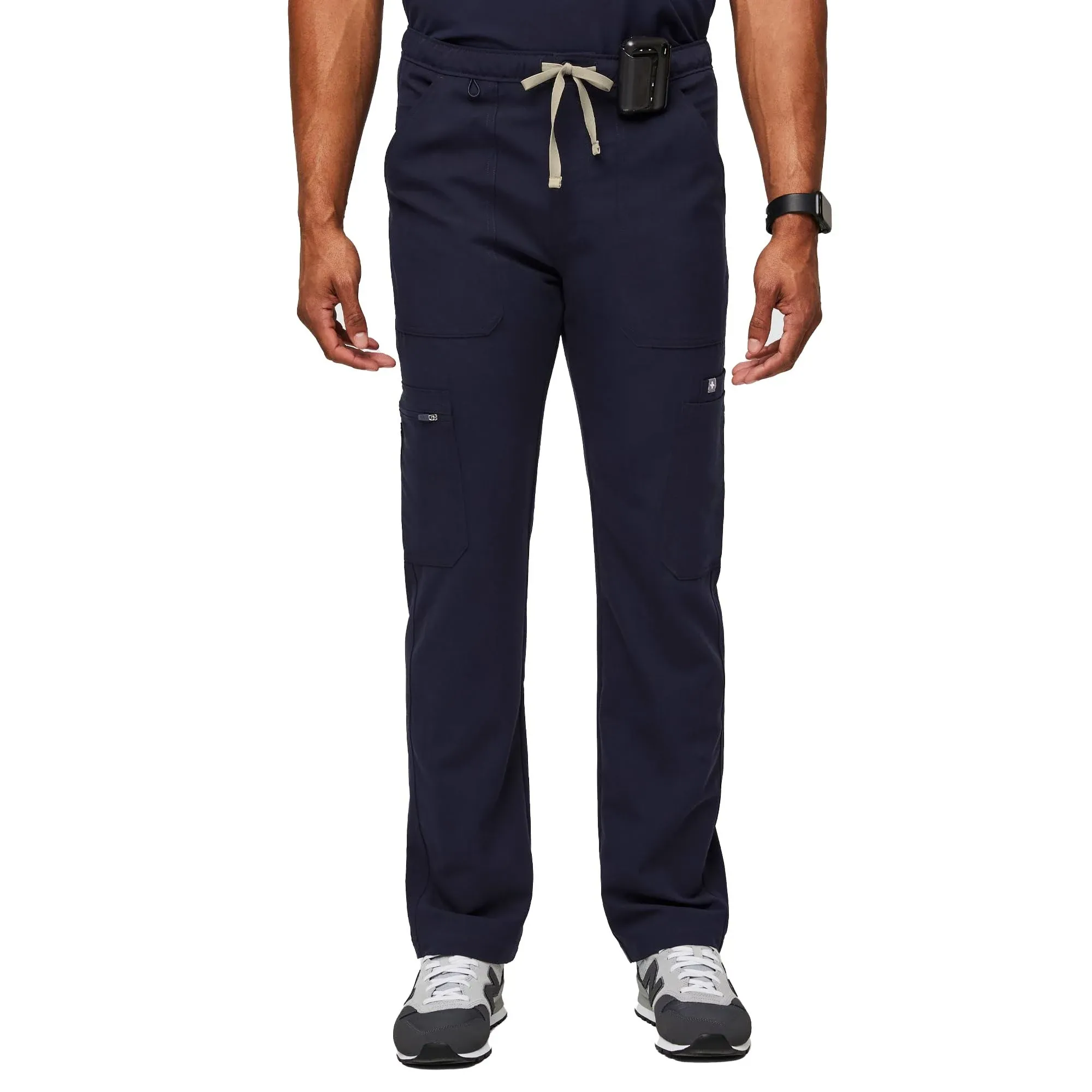 FIGS Cairo Cargo Scrub Pants for Men — Classic Straight Leg Fit, 9 Pockets, 4-Way Stretch, Anti-Wrinkle Men’s Scrub Pants