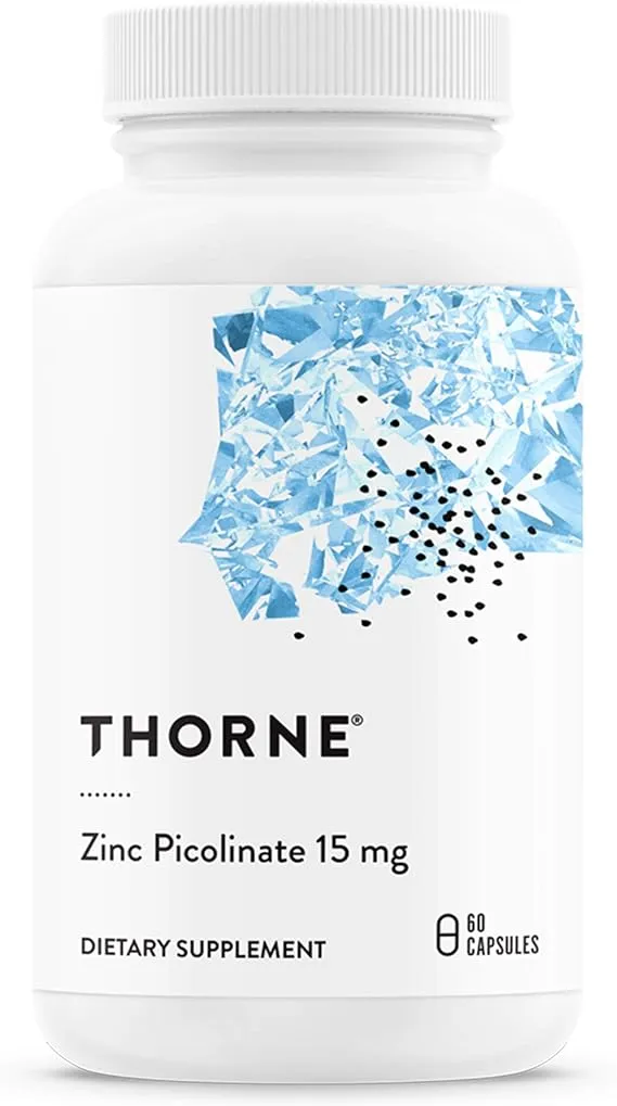 Thorne, Zinc Picolinate, 15 mg, 60 Capsules