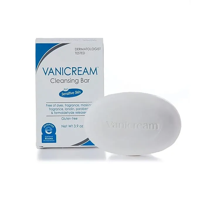 Vanicream Cleansing Bar | Fragrance, Gluten and Sulfate Free | For Sensitive Skin | Gently Cleanses and Moisturizes, 3.9 Ounce (Pack of 12)Vanicream Cleansing Bar | Fragrance, Gluten and Sulfate Free | For Sensitive Skin | Gently Cleanses and…