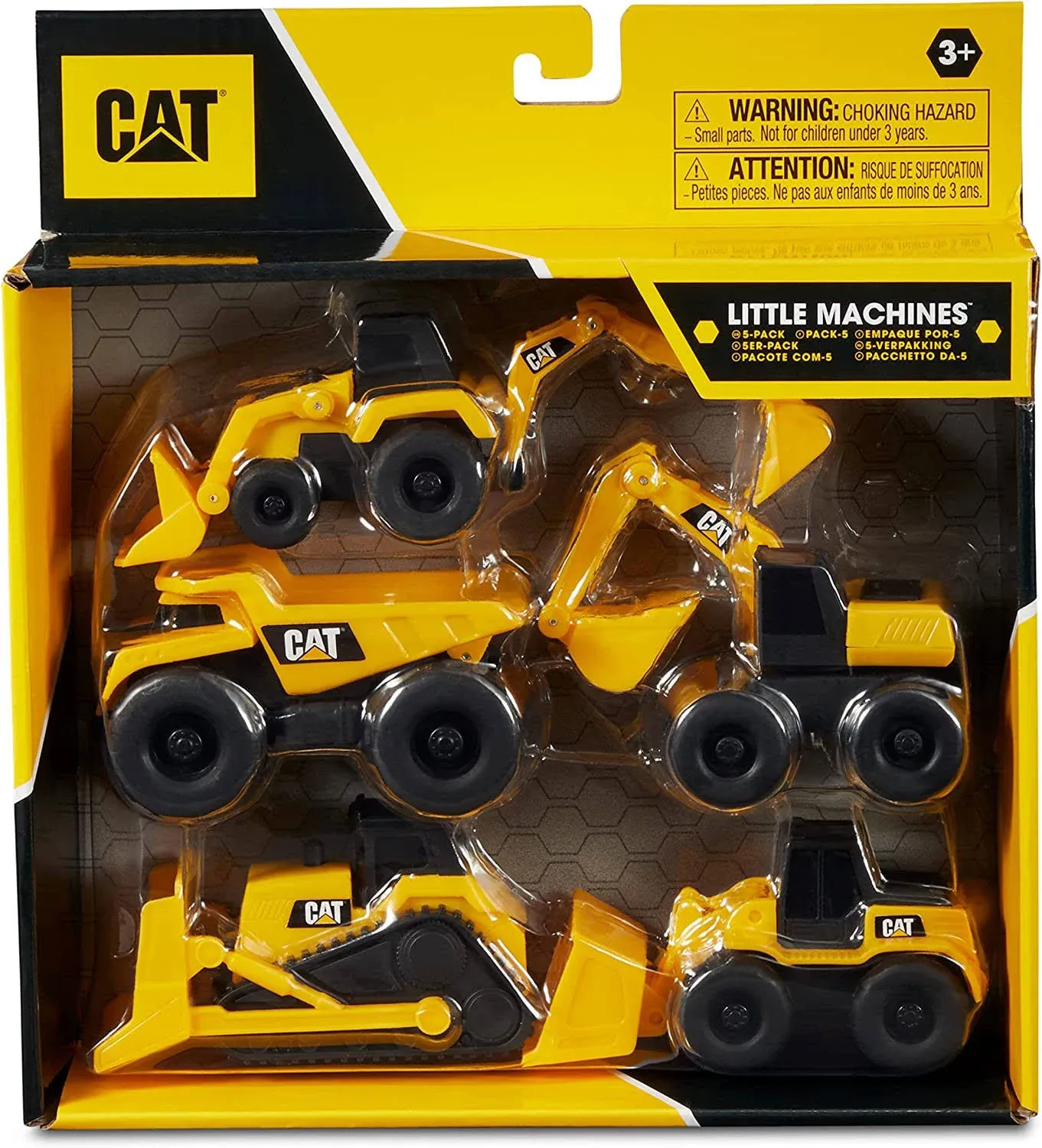 CatToysOfficial CAT Little Machines Juguetes con 5 piezas camión volquete