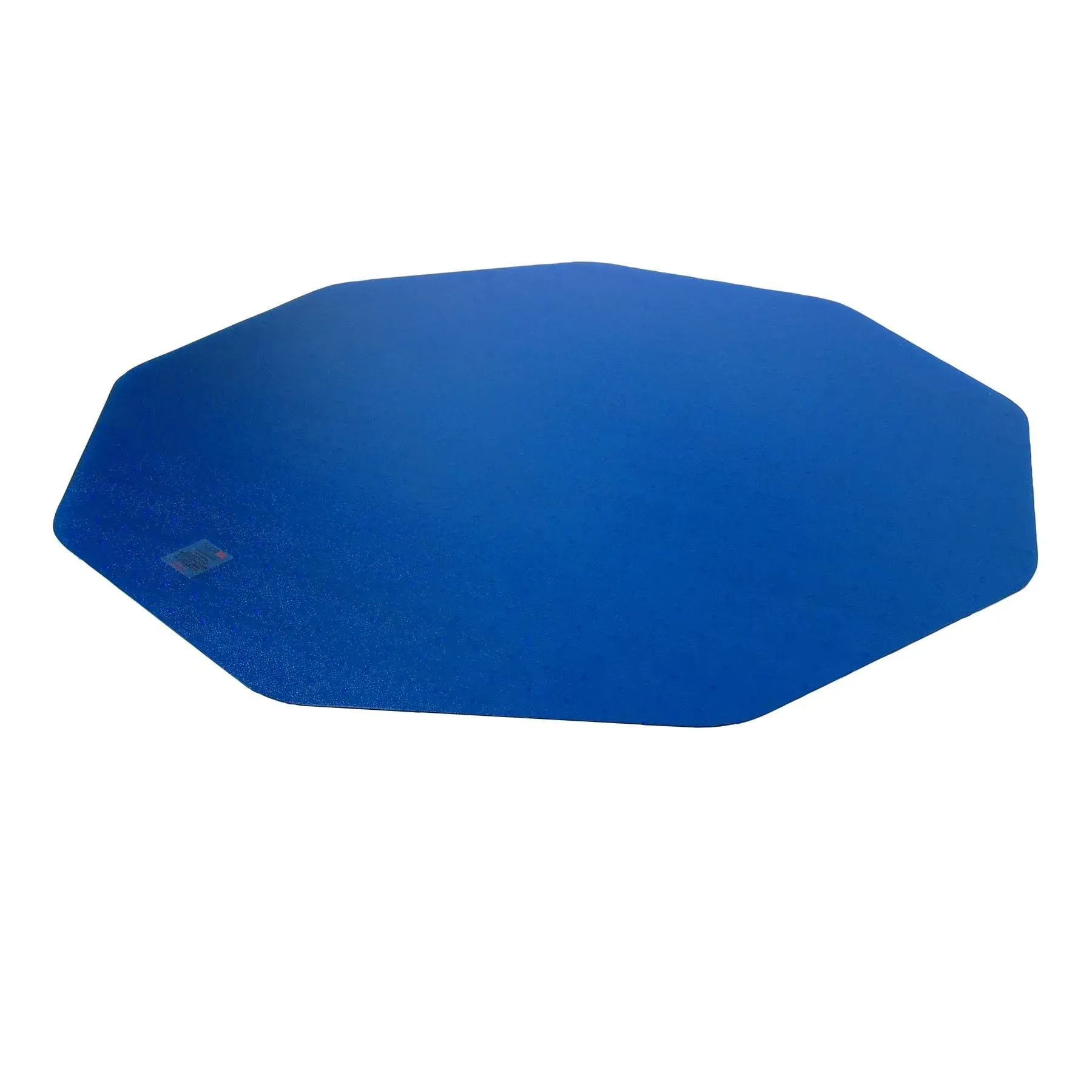 Colortex FC121001009RBL 9Mat Poly ChairMat HardFloor&CarpetTiles Blue38X39