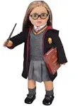 Ebuddy Magic School Uniform Inspired Costume Doll Clothes Clothing Outfits Accessories Set 10 Pcs for 18 inch Girl Dolls