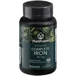 PlantFusion Vegan Complete Iron 25 mg - 90 Vegan Capsules