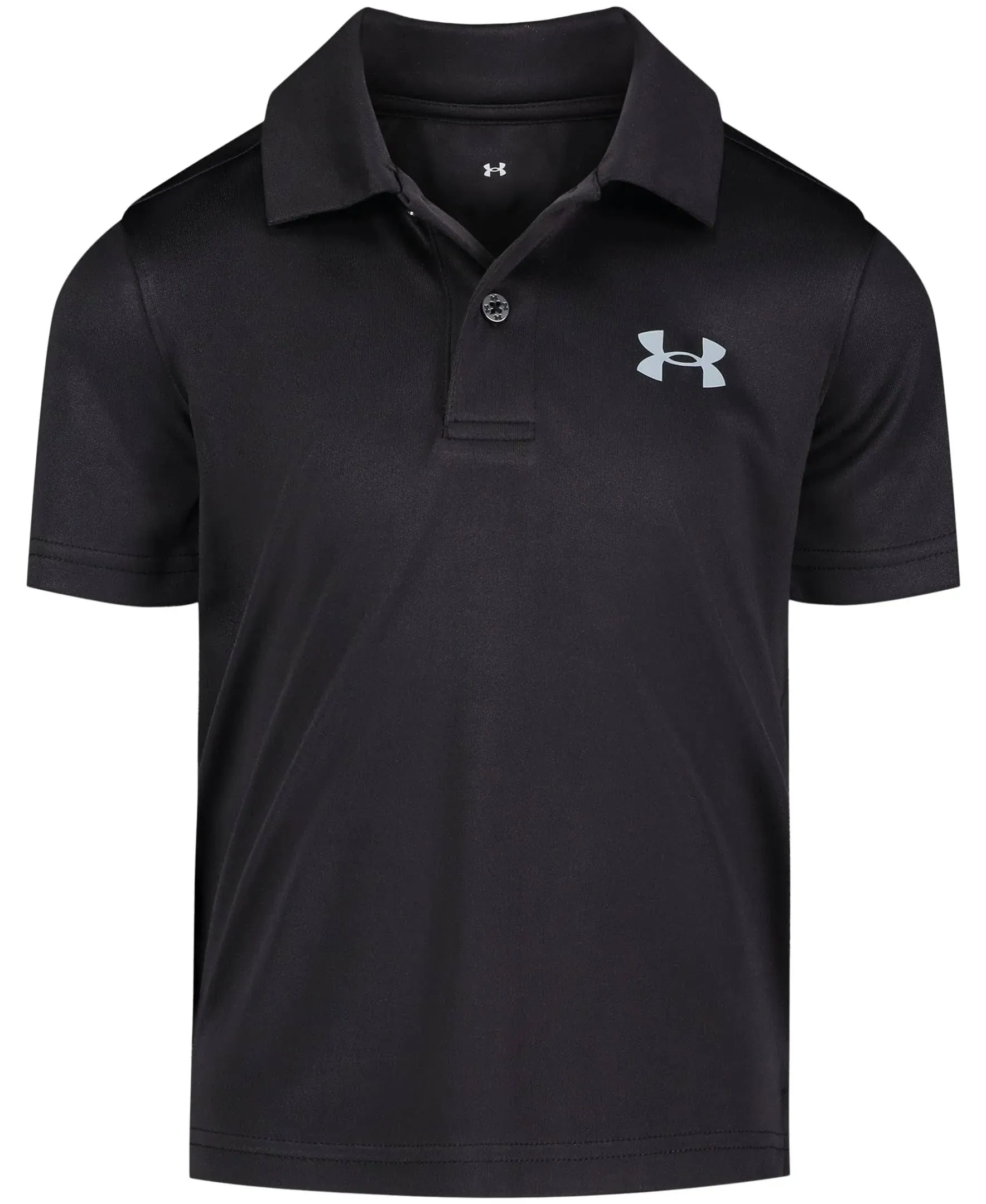 Under Armour Boys' Short Sleeve Ua Match Polo Collared Shirt, Chest Logo, Soft & Comfortable