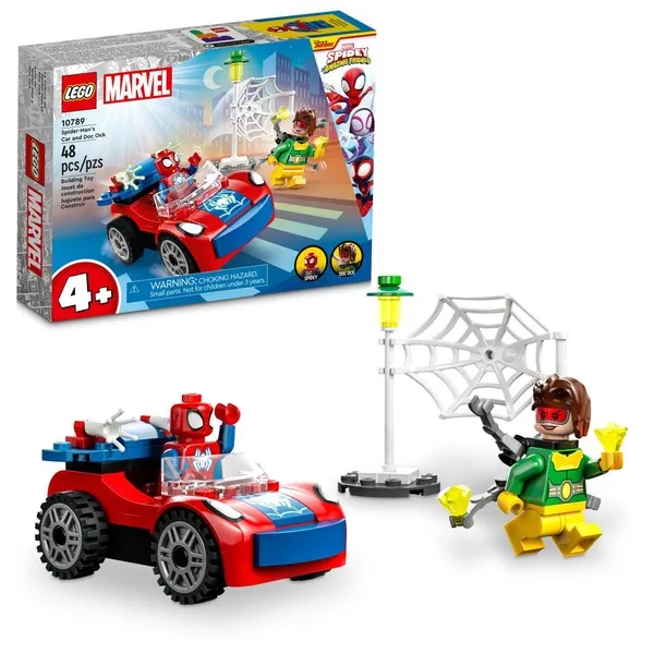 LEGO Marvel: (2023) Spider-Man&#039;s Car and Doc Ock 48pc Building Toy #10789