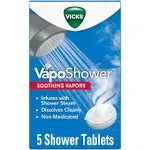 Vicks, VapoShower, Soothing Vapors, 5 Shower Tablets