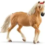 Schleich Horse Club 2023 Authentic Haflinger Mare Riding Horse Figurine - Realistic Detailed Riding Horse Mare Toy for Boys and Girls Imagination and Play, Highly Durable Gift for Kids Ages 5+