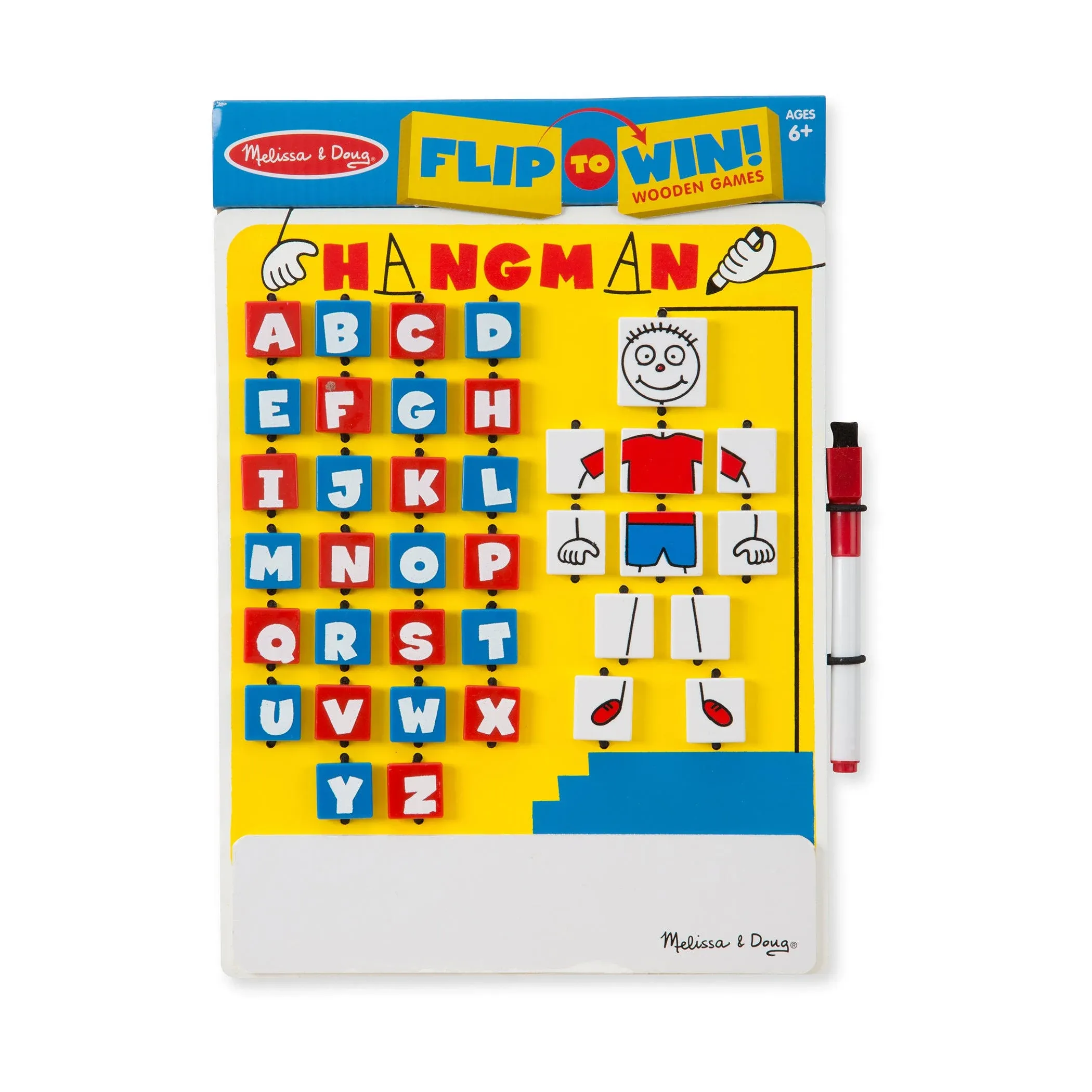 Melissa & Doug Flip to Win Game - Hangman