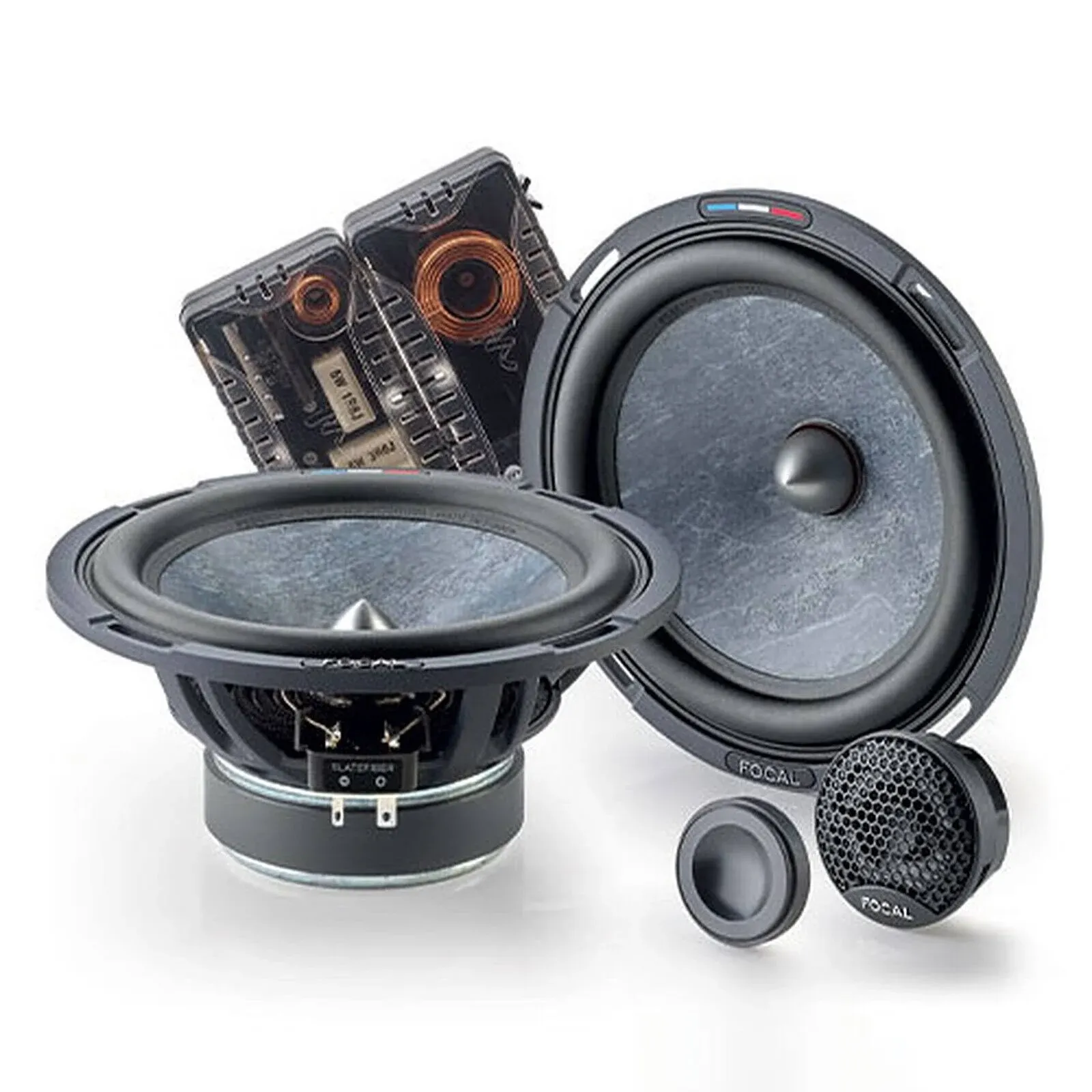 FOCAL PS 165 SF Slatefiber cone 6.5’’ 2-way component speaker kit; 80W RMS; 4Ω