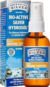 Sovereign Silver Bio-Active Silver Hydrosol Fine Mist Spray