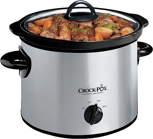 Crock Pot Slow Cooker 3 Quart Round Classic