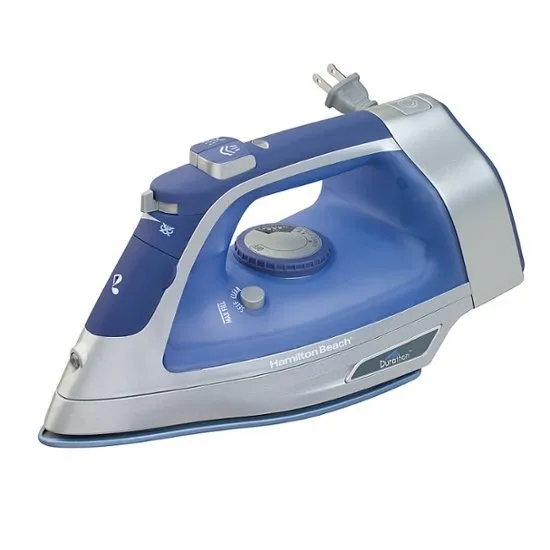 Hamilton Beach - Durathon Retractable Cord Iron (19803) - Blue