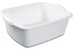 Durable Plastic Wash Tub Dishpan Fits in Single &amp; Double Kitchen Sink