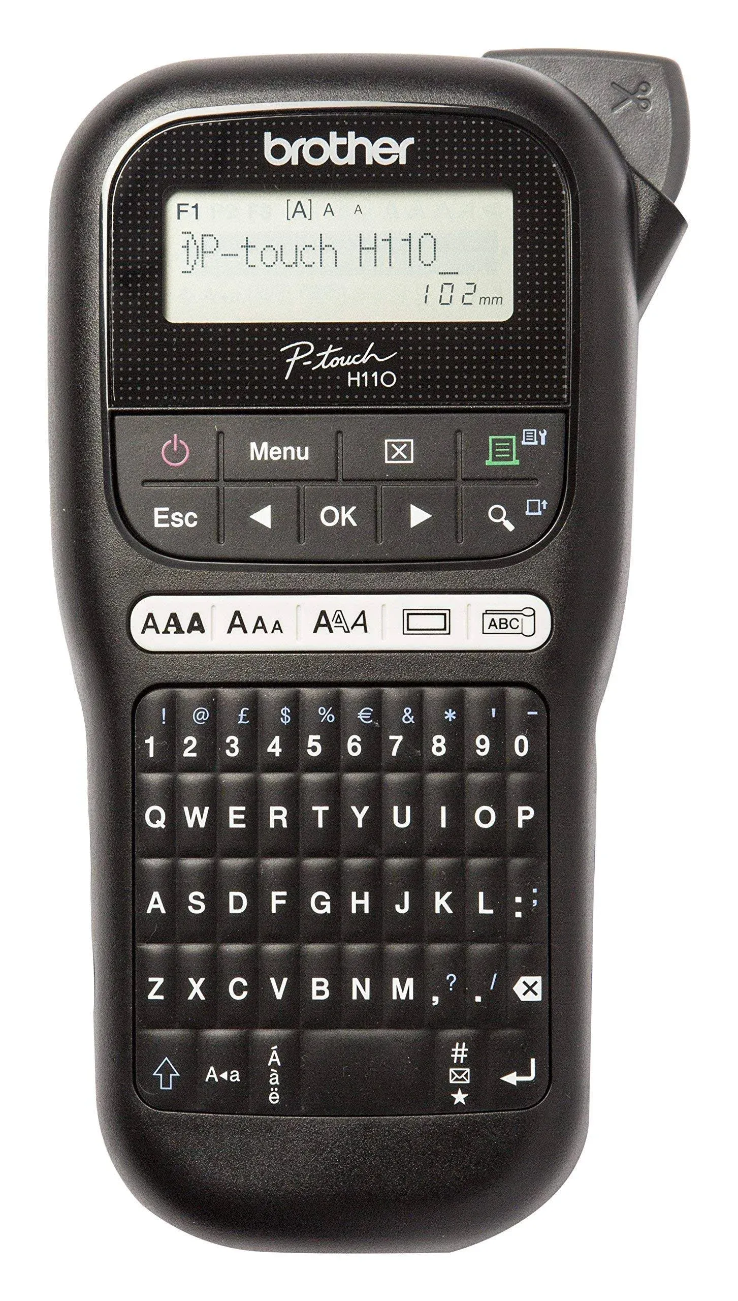 BROTHER PT-H110 Label Printer | P-Touch Labeller | QWERTY Keyboard | Handheld