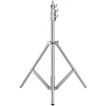 NEEWER 79"/2m Stainless Steel Light Stand, Spring Cushioned Heavy Duty Photography Tripod Stand with 1/4” to 3/8” Universal Screw Adapter for Strobe, LED Video Light, Ring Light, Monolight, Softbox