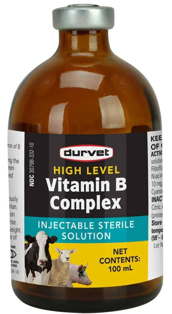 Durvet High Level Vitamin B Complex 100 ml