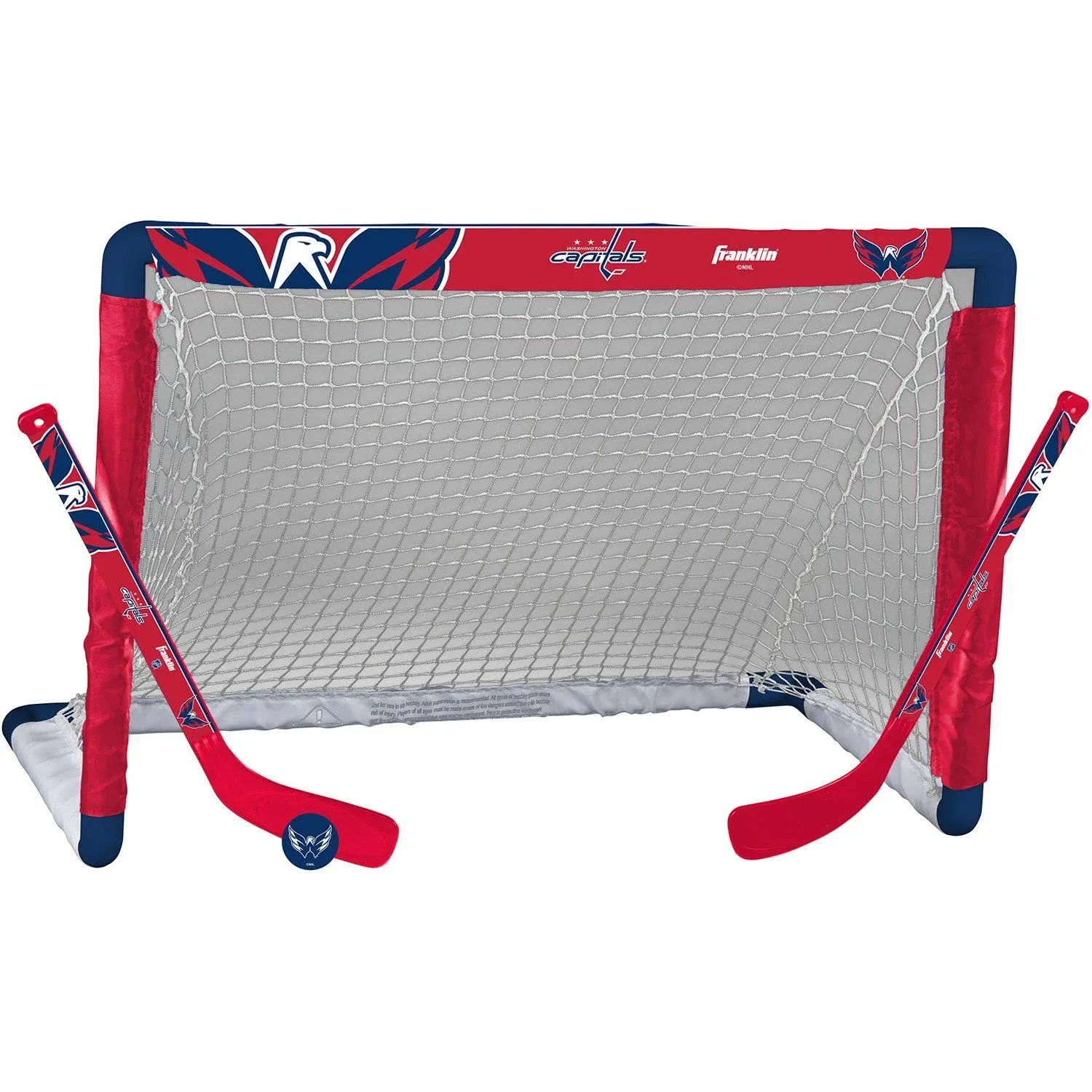 Washington Capitals Franklin NHL Mini Hockey Goal Set